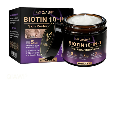 Made and Shipped from USA ✨QIAWI® Biotin 10-in-1 Skin Restoration Cream 🍀